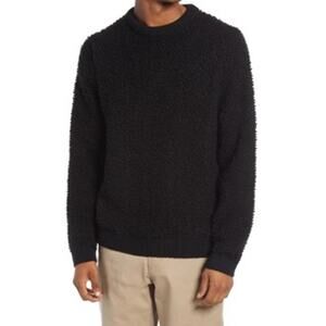 Topman NWT Black Boucle Crewneck Sweater Size Small
